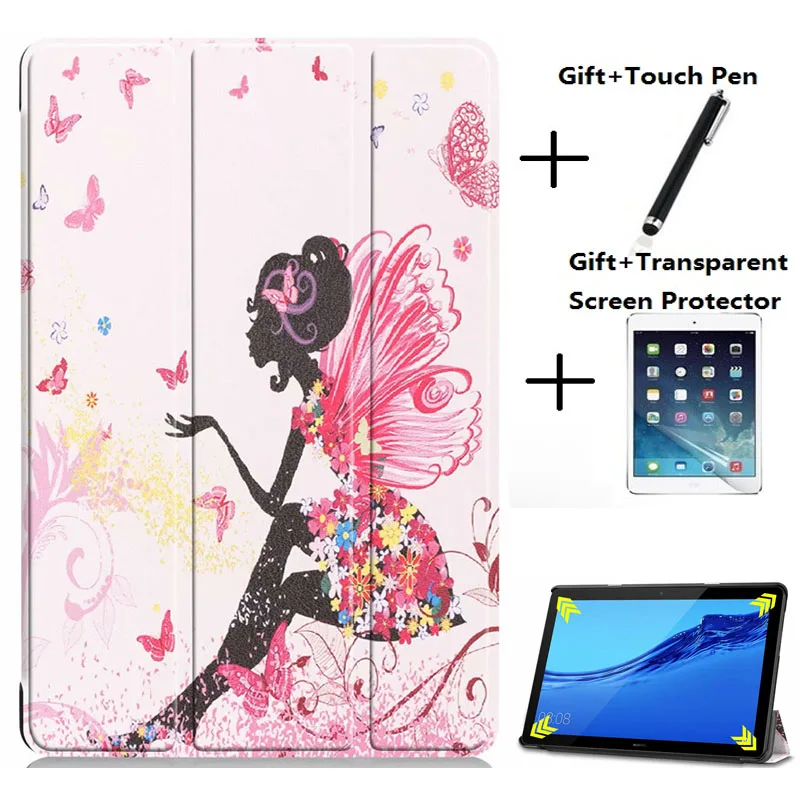 Ультратонкий чехол из искусственной кожи для Huawei MediaPad T5 AGS2 W09/L09/L03/W19 10 1 дюймов