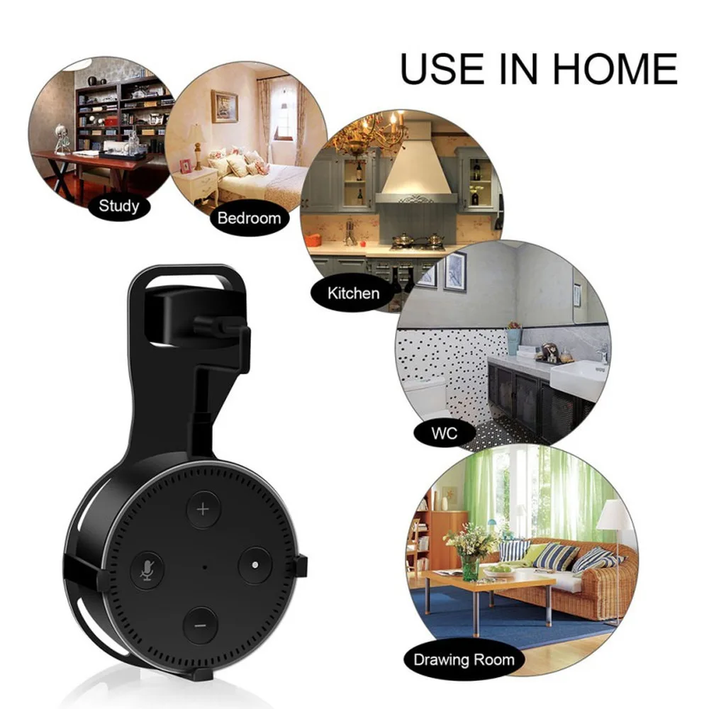 Настенный держатель заглушка для колонок Echo Dot 2 Настенные Кронштейны смарт