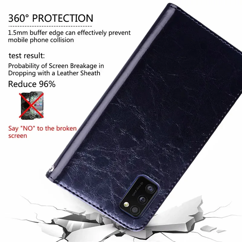 Чехол-бумажник из натуральной кожи для Samsung Galaxy A 01 Core 21S M 11 21 31 41 51 71 10 S 30S 50S S10 S20 Plus