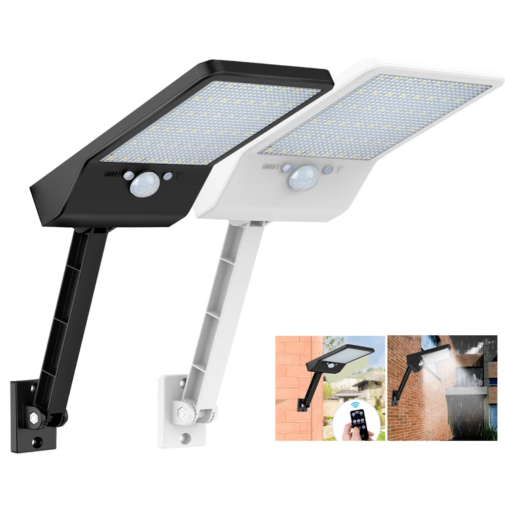 Новейший солнечный светильник 800 лм 48LED Солнечная лампа 3 режима дистанционного