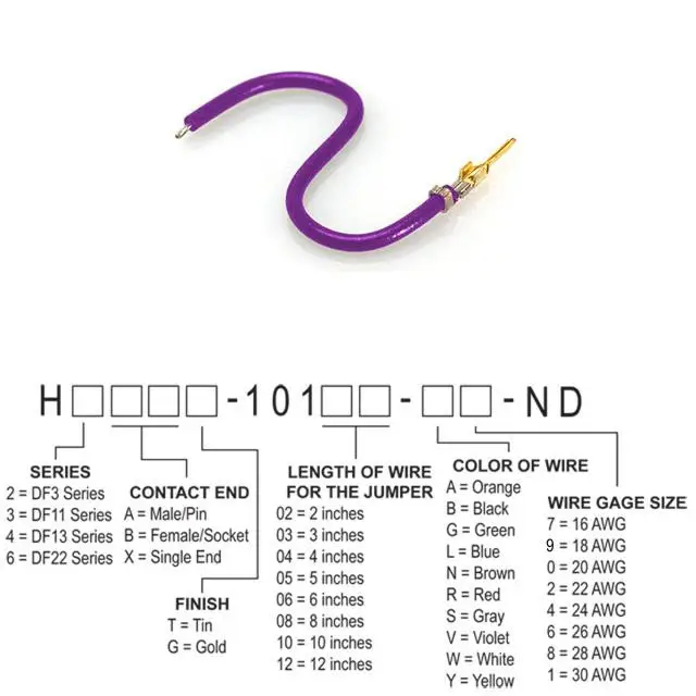 H2AXG-10108-V6 JUMPER-H1503TR/A3049V/X 8 | Электроника