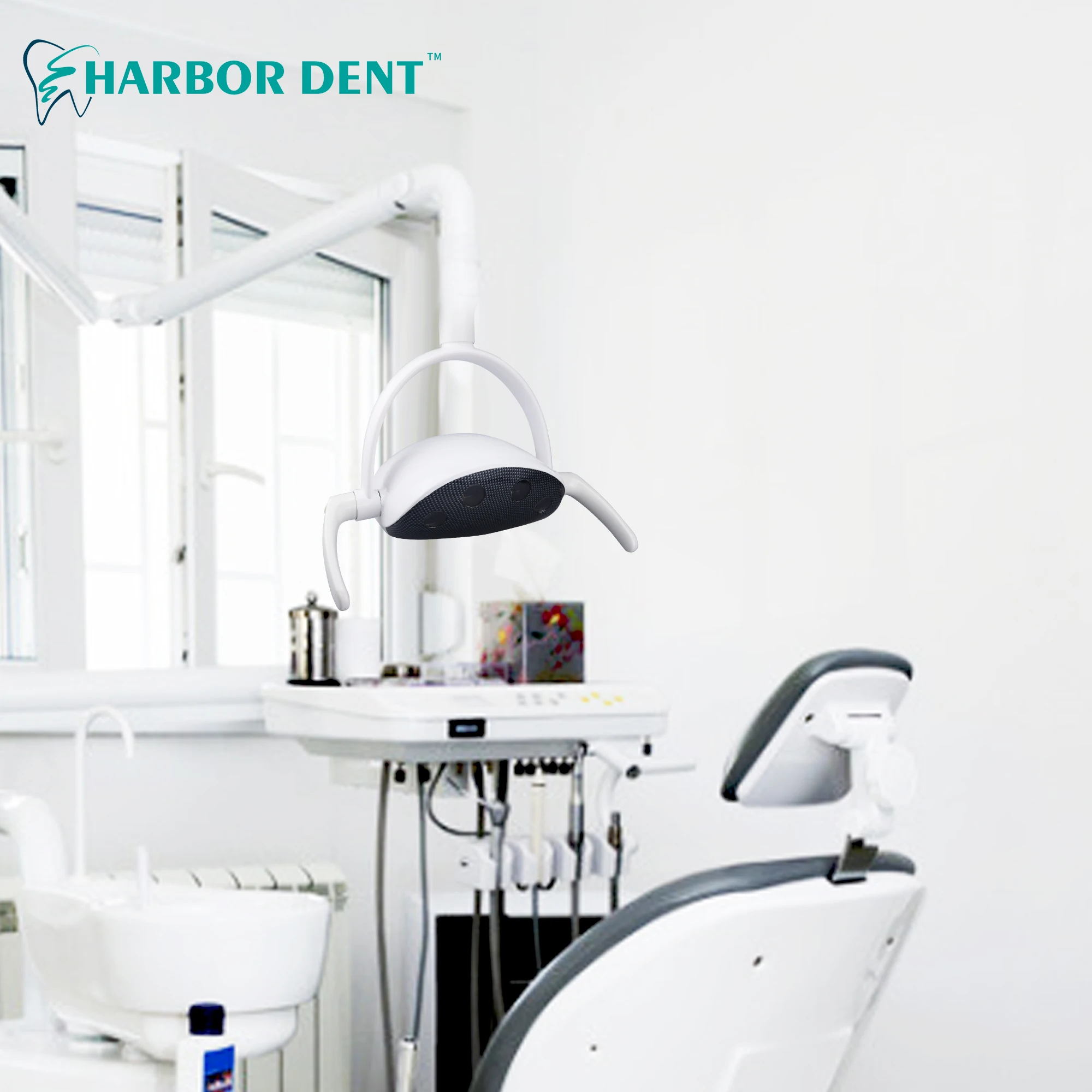 Лампа для стоматологического стула 4LED полости рта индукции Управление