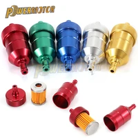 universal 5 color 8mm petrol gas fuel filter cleaner for pit dirt bike motorcycle atv quad oil gas fuel filter