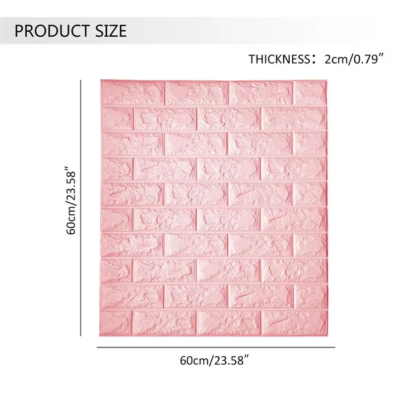 3D кирпичная стена наклейки обои Декор Пена водонепроницаемое покрытие для стен