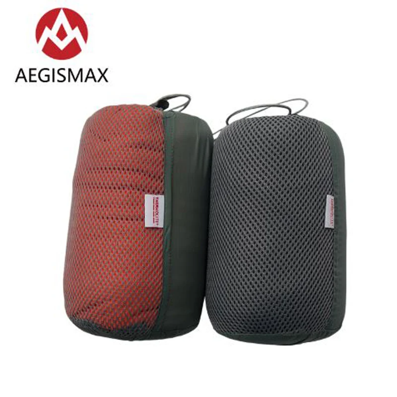 AEGISMAX теплый спальный мешок 5/8 Цельсия вкладыш Мумия конверт на открытом воздухе Кемпинг портативный одноместный спальный лист замок температуры