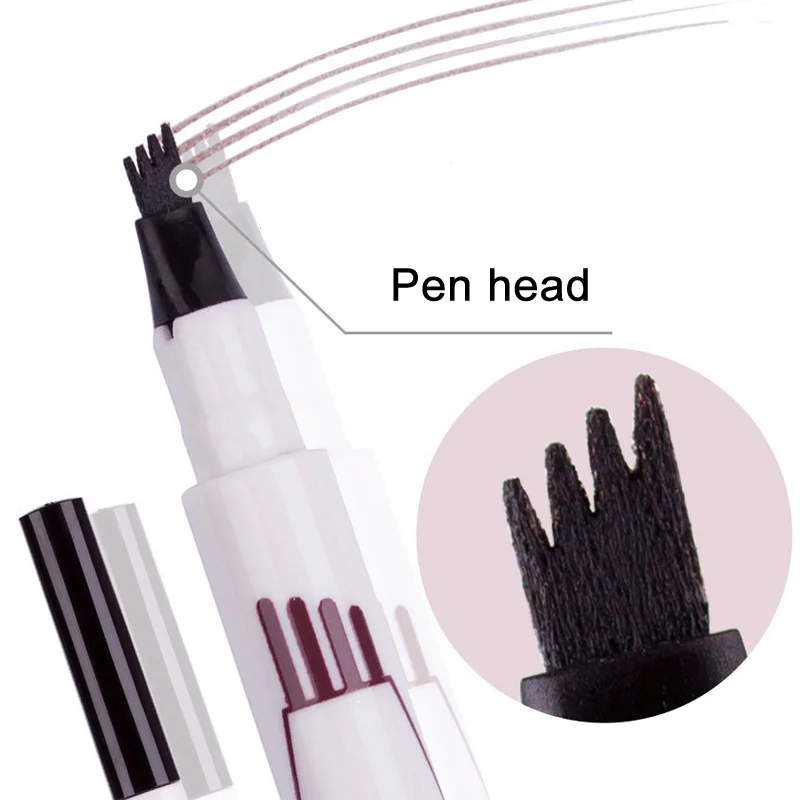 Microblading татуировки бровей чернила Ручка Вилка кончик эскиз усилитель