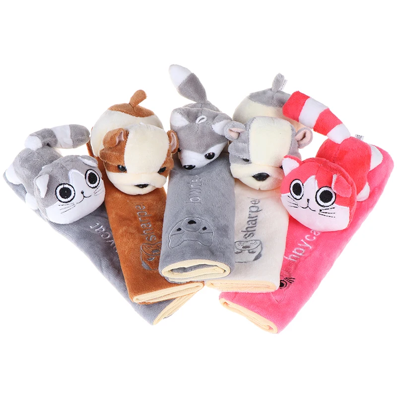 Наплечные подушки для детского ремня безопасности защитная плюшевая подкладка