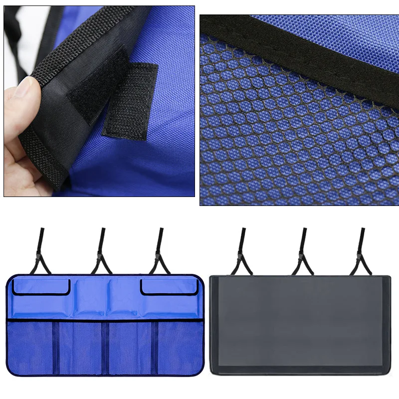 

Universal Car 6 Colors Storage Bag Nylon Elastic Mesh Trunk Cargo Net Storage Organizer Pocket For Car