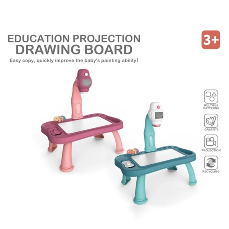 

Умный проектор, набор для рисования, креативный проект, набор для рисования, игрушка для раннего развития с проекционной пленкой для мальчи...