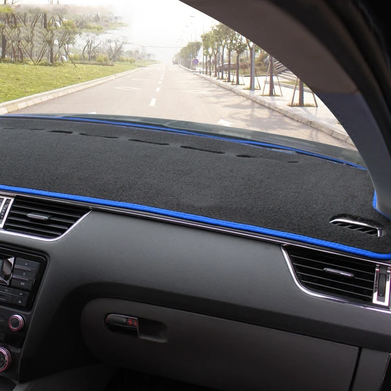 Car Dashboard Sunshade Pad Center Console Light for Skoda Octavia A7 2015 2016 2017 2018 Accessories | Автомобили и мотоциклы