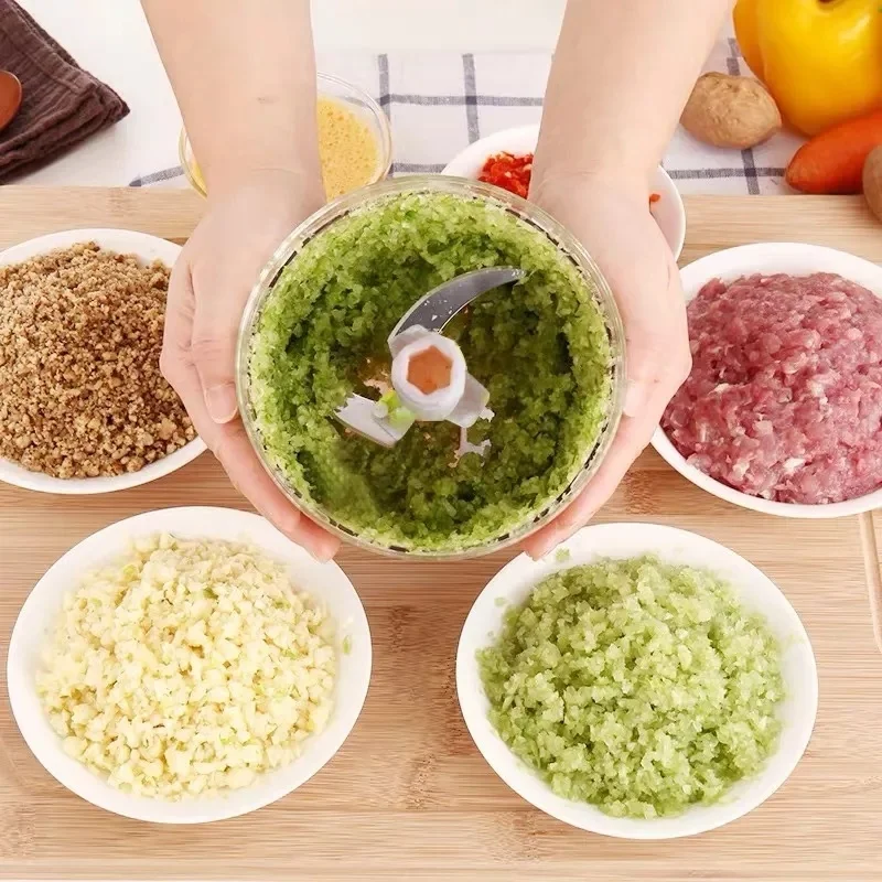 

Vegetable Cutter Household Manual Multi-function Garlic Press Garlic Masher Hand-pulverized Meat Grinder To Cut Garlic Gadgets