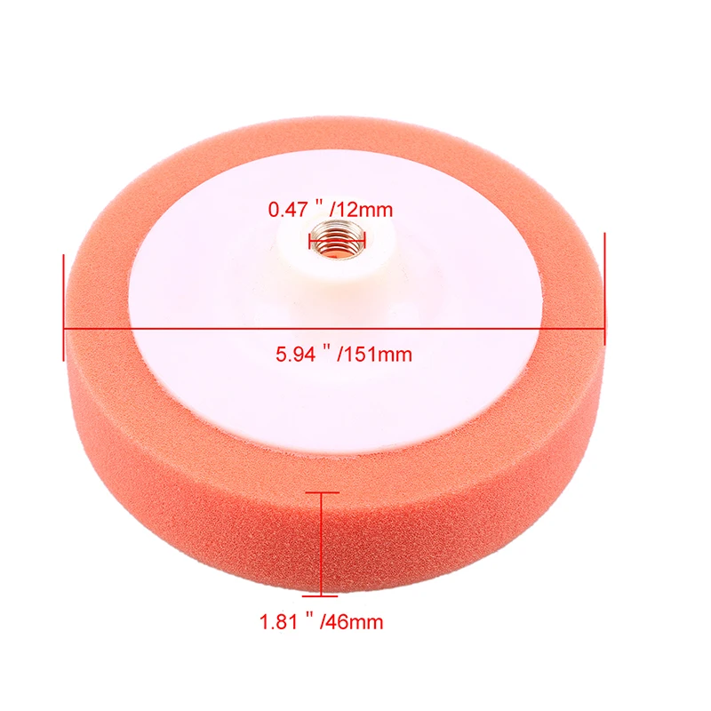 Posbay 5 &quot/6&quot/7 &quotавто Пена воском Губка для полировки шаровых колес полировщик