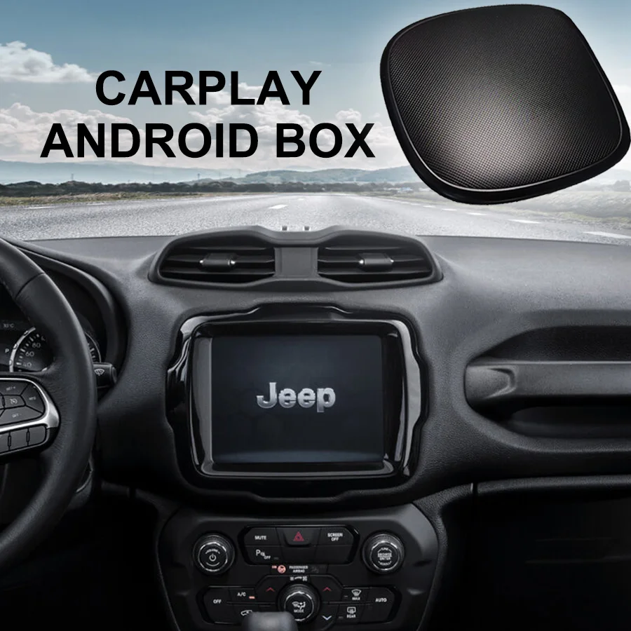 

Youtube Netfix Android Plug N Play Мини беспроводной CarPlay Ai Box Для Jeep Renegade 2018-2020 Android BOX умный видеоплеер