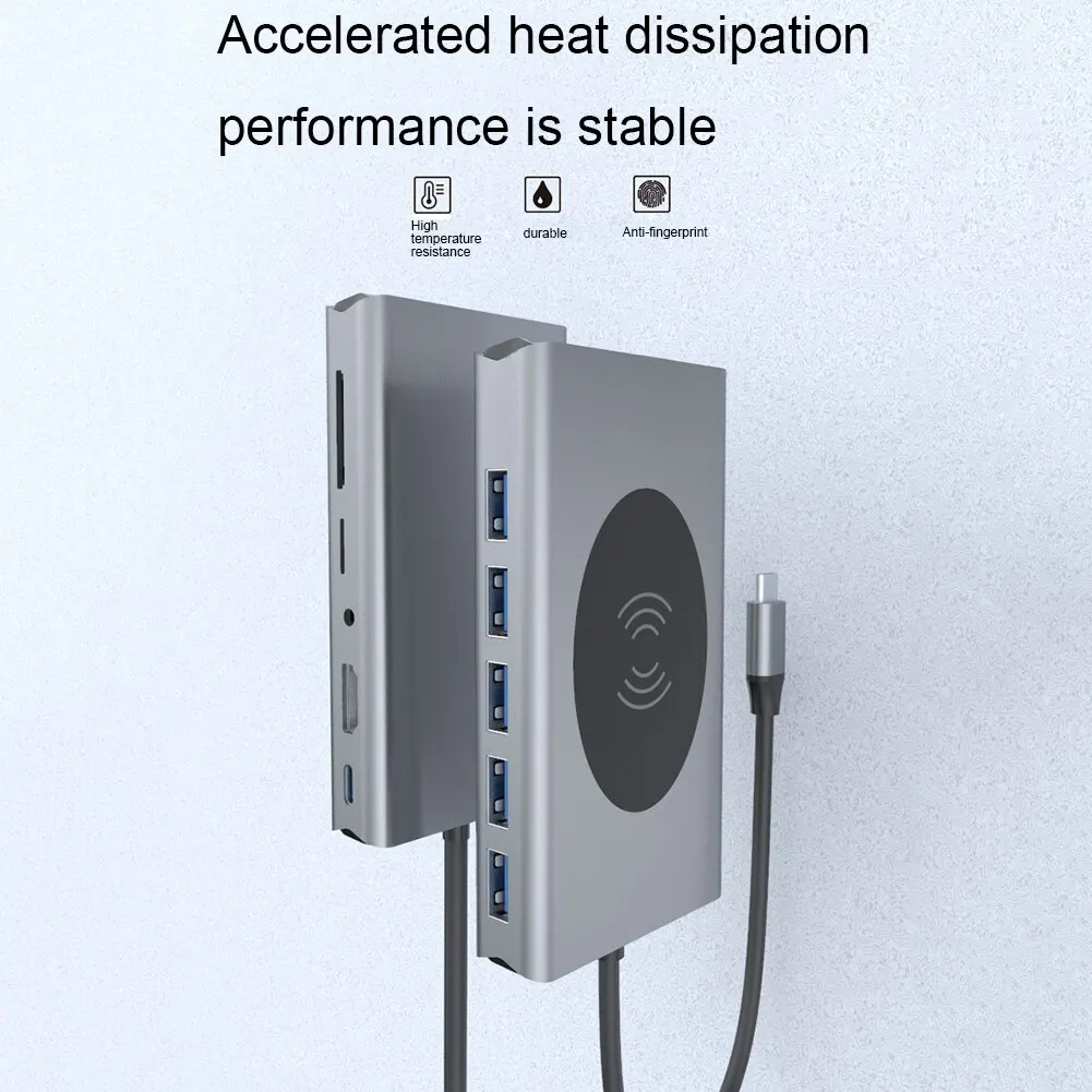 

USB C HUB Type C to USB 3.0 HUB HDMI-compatible Adapter for MacBook Pro Huawei Mate 30 USB-C 3.0 Type C HUB phone Charger