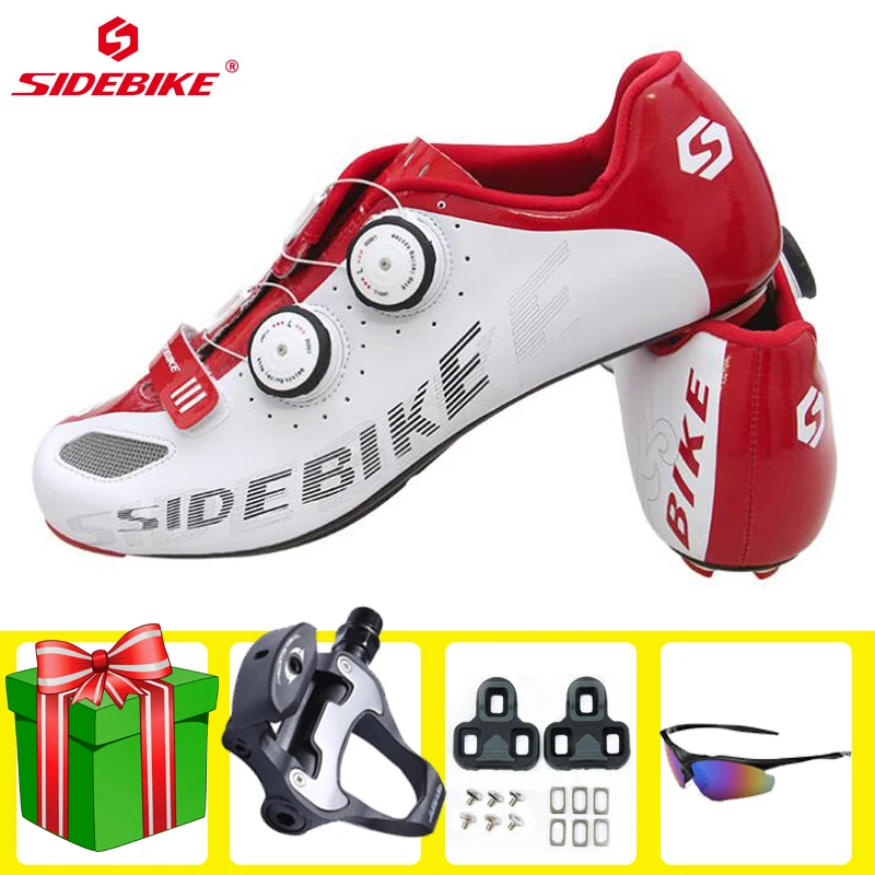 

SIDEBIKE Carbon Cycling Shoes Road 2021 Sapatilha Ciclismo Bike Racing Bicycle Sneakers Ultralight Breathable Sports Bicicleta