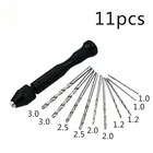 Миниатюрное ручное сверло для бисера, жемчуга, часов, инструменты для ремонта, высокоскоростные стальные вращающиеся сверла, новинка 2021