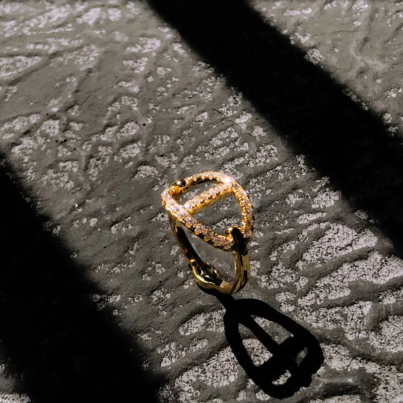 

925 Sterling Silver Monaco Jewelry Zircon Ring Elegant Luxury Brand Romantic Fashion Personality Suitable For Lady Jewelry Gift