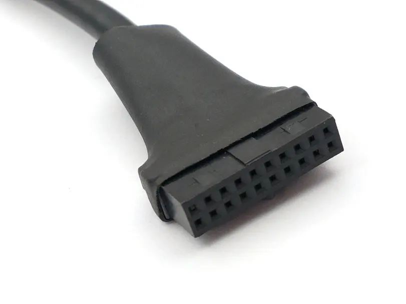 1 шт USB3.0 20 Pin Материнская плата заголовок женский к USB 2 0 9-контактный разъем кабель