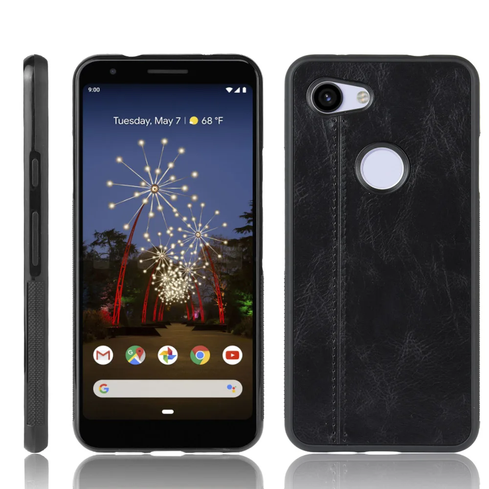 Чехол с текстурой ковбоя для Google Pixel 3A чехол кожаный узором G020E/F/G/H Preotection задняя