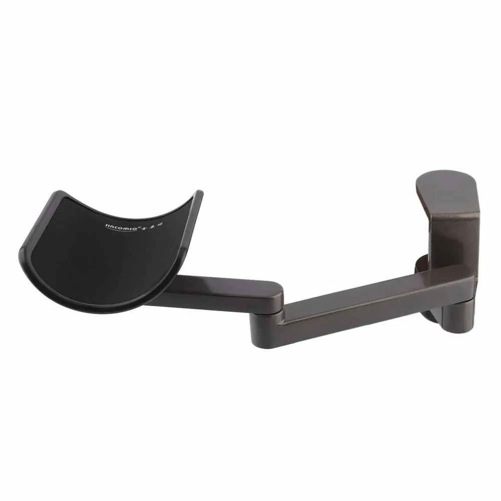

Aluminum Alloy Adjustable Arm Rest Wrist Support Extended Mousepad Rotation Ergonomic Mouse Pad Shoulder Protect for Office Game