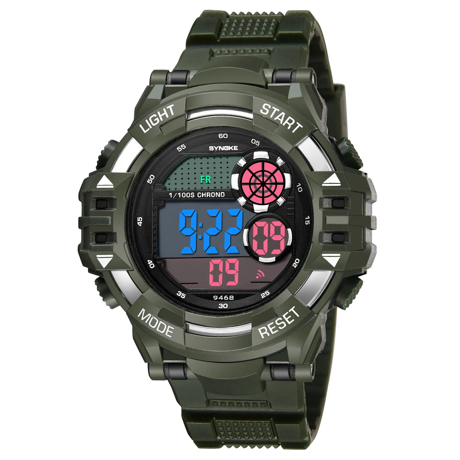 Часы наручные SYNOKE Мужские Цифровые светодиодсветодиодный ударопрочные