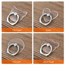 Universal Stent Mobile Phone Holder Stand Finger Ring Magnetic For cute Cell Smart Phone Transparent holder for iphone XS MAX 8 Universal Stent Mobile Phone Holder Stand Finger Ring Magnetic For cute Cell Smart Phone Transparent holder for iphone XS MAX 8