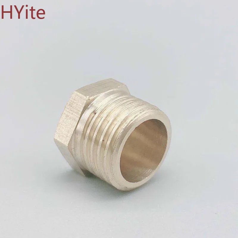 Медь 1/8 &quot1/4&quot 3/8 &quot1/2&quot 3/4 &quotМужская резьба латунная головка с шестигранной