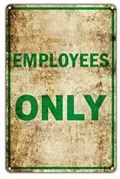 

Retro Decorative Metal Signs, Wall Decorations of Warning Slogans In Various Places, Customizable Pattern Letters 12x8 Inches