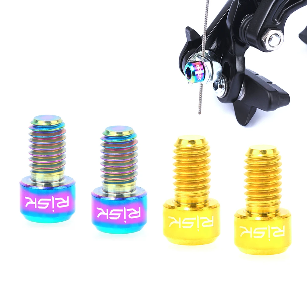 2 шт. винты для тормозов m6 * 10 мм из титанового сплава | Спорт и развлечения