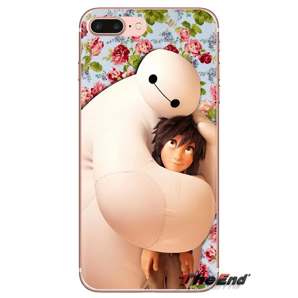 ТПУ чехлы накладки Японии с буквенным принтом Большой Герой 6 Летающий баймакс