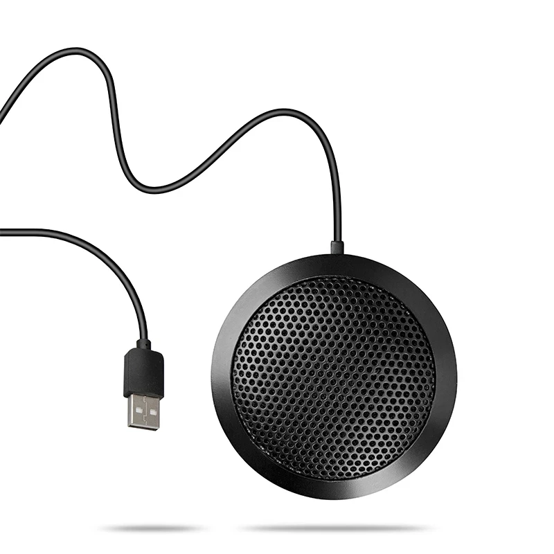 

USB 360° Omni-directional Condenser Microphone 1.5 Meters Desktop Mic for Meeting Game Computer Laptop Voice direct pickup