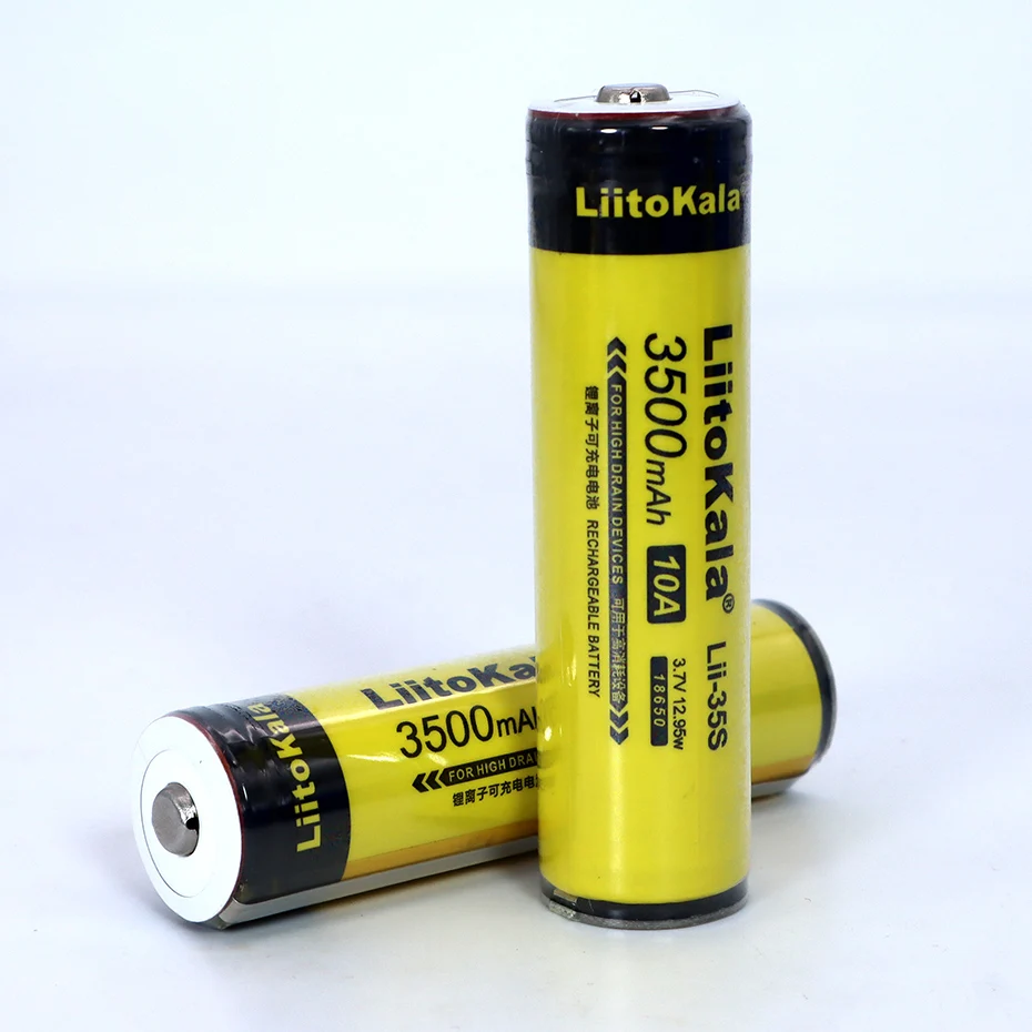 Liitokala Lii-35S защищенный 18650 3400 мАч литий-ионный аккумулятор с 2MOS печатной платой 3 7 В