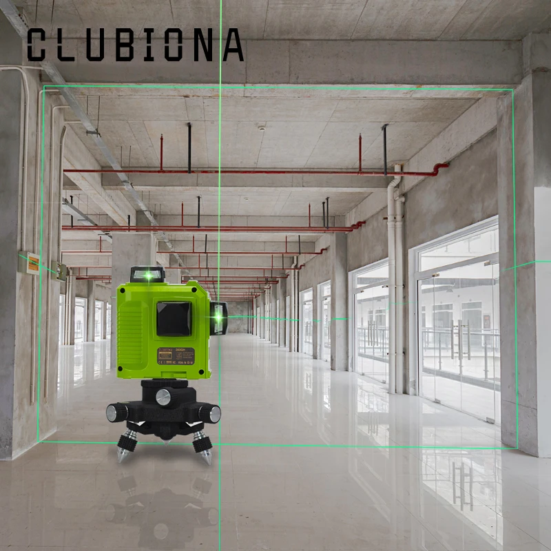 CLUBIONA 12 линий Лазерная основа 360 Вращение регулирующий кронштейн для 1/4 или 5/8 дюймов интерфейс лазерный измерительный инструмент