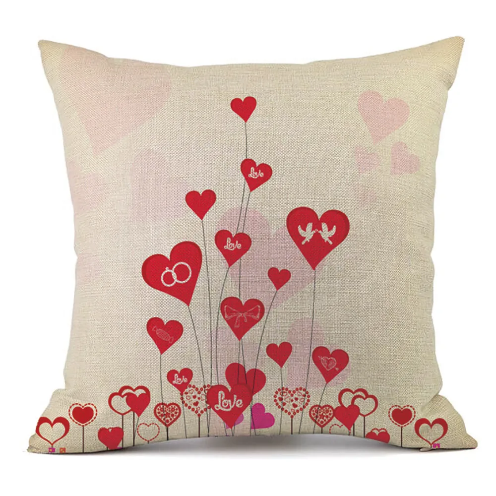 Счастливый День святого Валентина Наволочки белье для диванных подушек