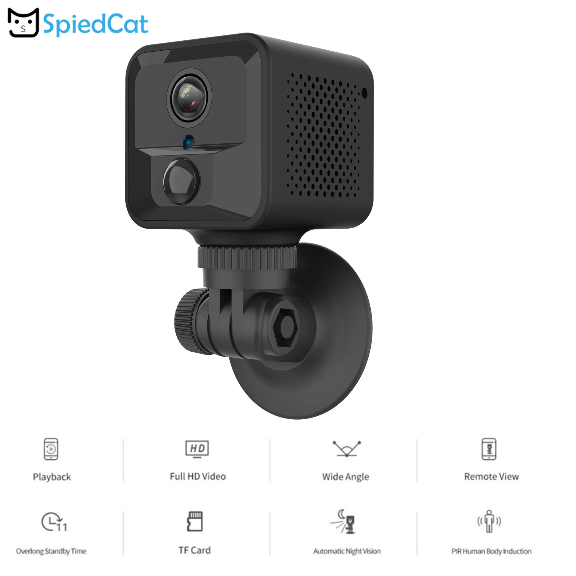 Мини IP WIFI Беспроводная HD камера ночного видения переносная Домашняя