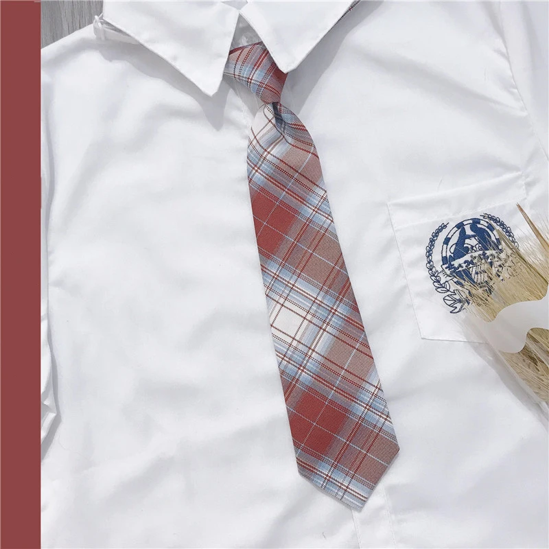 Колледжа в полоску и клетку Женский Галстук-бабочка модный школьный Косплей