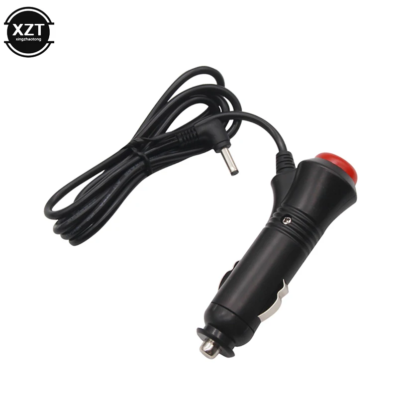 12V Car Adapter Charger Cigarette Lighter Power Plug Cord GPS Cable Copper 0.2 Square w/Switch For Car GPS Navigation DVR Camera