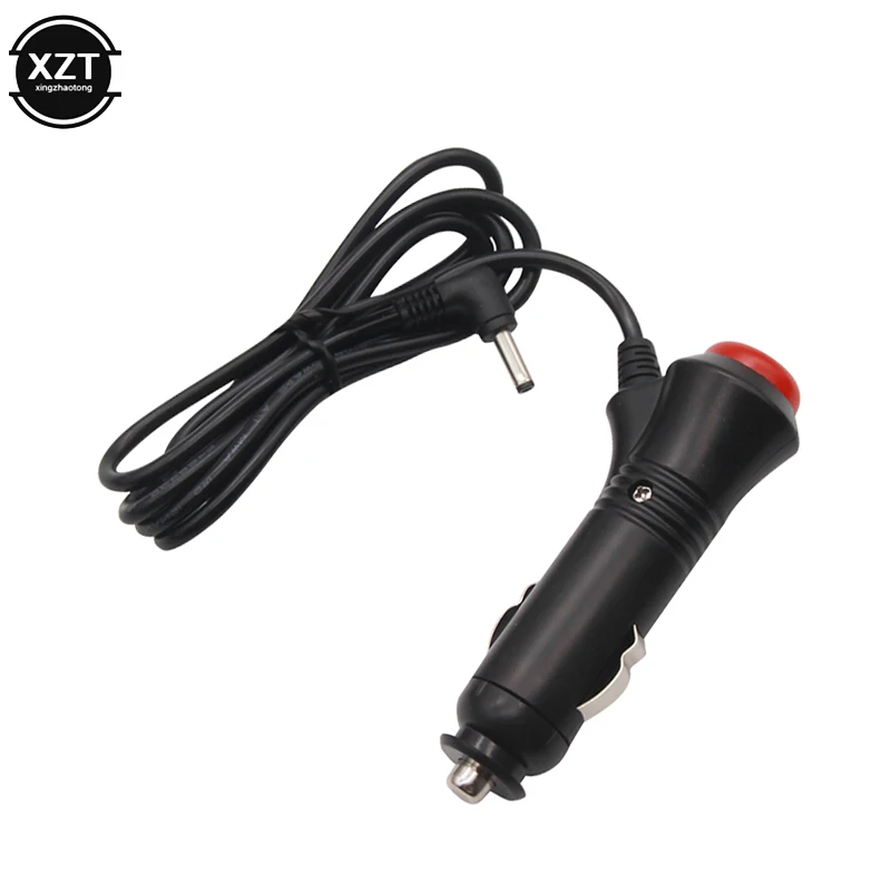 12v car adapter charger cigarette lighter power plug cord gps cable copper 0 2 square wswitch for car gps navigation dvr camera free global shipping