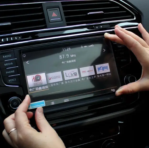 Автомобильная GPS навигация Закаленное стекло Защитная пленка для экрана из стали