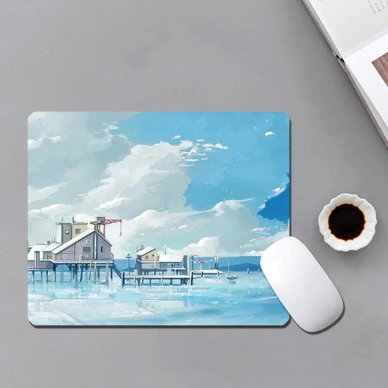 

Mouse Pad Cute Kawaii Gaming Desk Mats Writing Deskpad Gamer Mat for Mouse Mice Office Laptop Mousepad Keyboard Mat 21x26cm