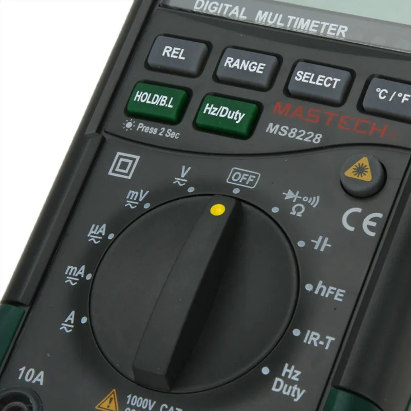 Цифровой Мультиметр MASTECH MS8228 с автоматическим диапазоном 4000 отсчетов