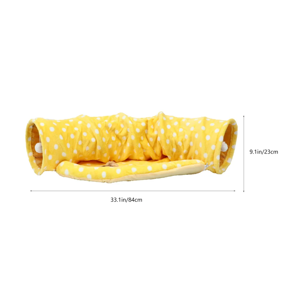 

1pc Foldable Cat Nest Lovely Cat Tunnel Plaything Cat Supplies Funny Cat