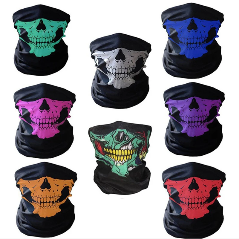 Новый Хэллоуин пугающая маска фестивальные маски с черепом скелет Открытый