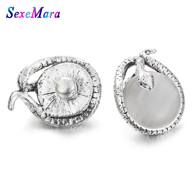 6 шт./лот новинка ювелирное изделие змеиная Кнопка со стразами подходит для