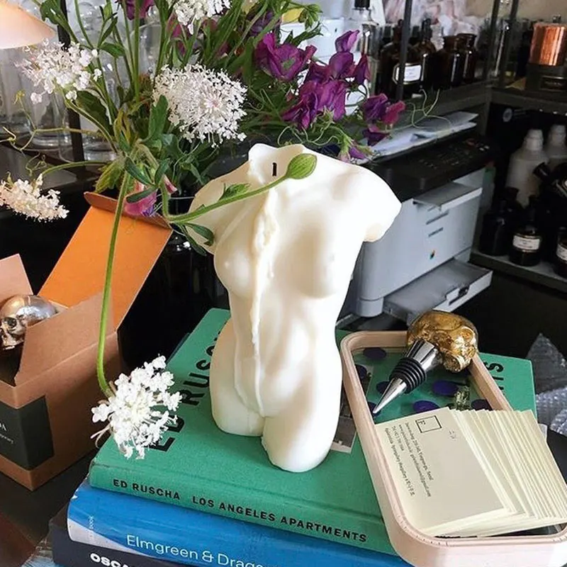 Силиконовая форма 3D для человеческого тела женская свечей и смолы мужчин