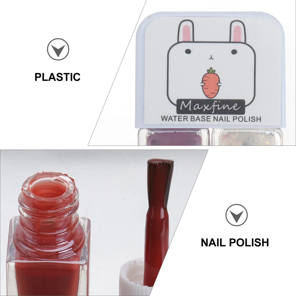 

3pcs Girl Nail Polishes Bright Color Nail Art Nail Polishes Manicure Accessories
