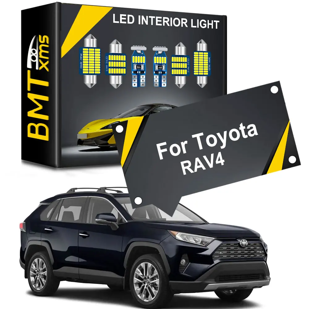 BMTxms Canbus Автомобильный светодиодный интерьер для Toyota RAV4 1996-2020 Карта Купол