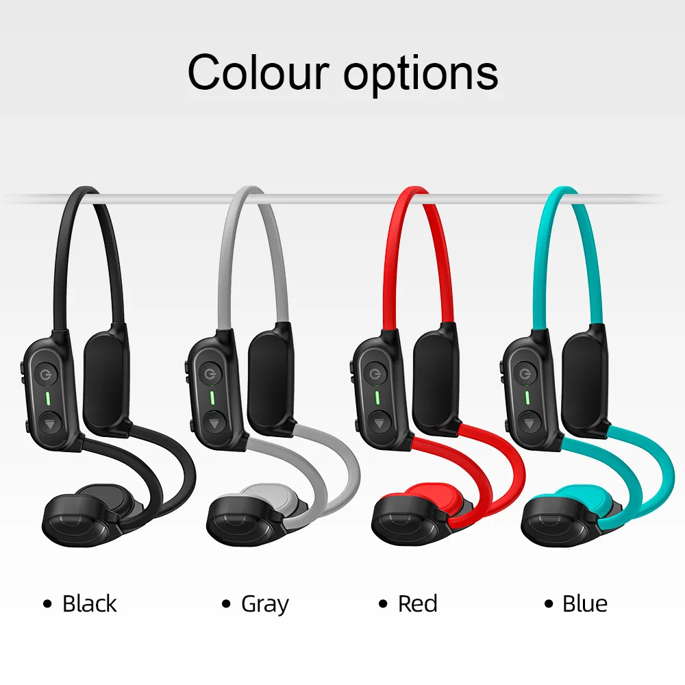 

Наушники с костной проводимостью, водонепроницаемые наушники с микрофоном, стереогарнитура 16 ГБ, музыкальный mp3-плеер, беспроводные Bluetooth-н...