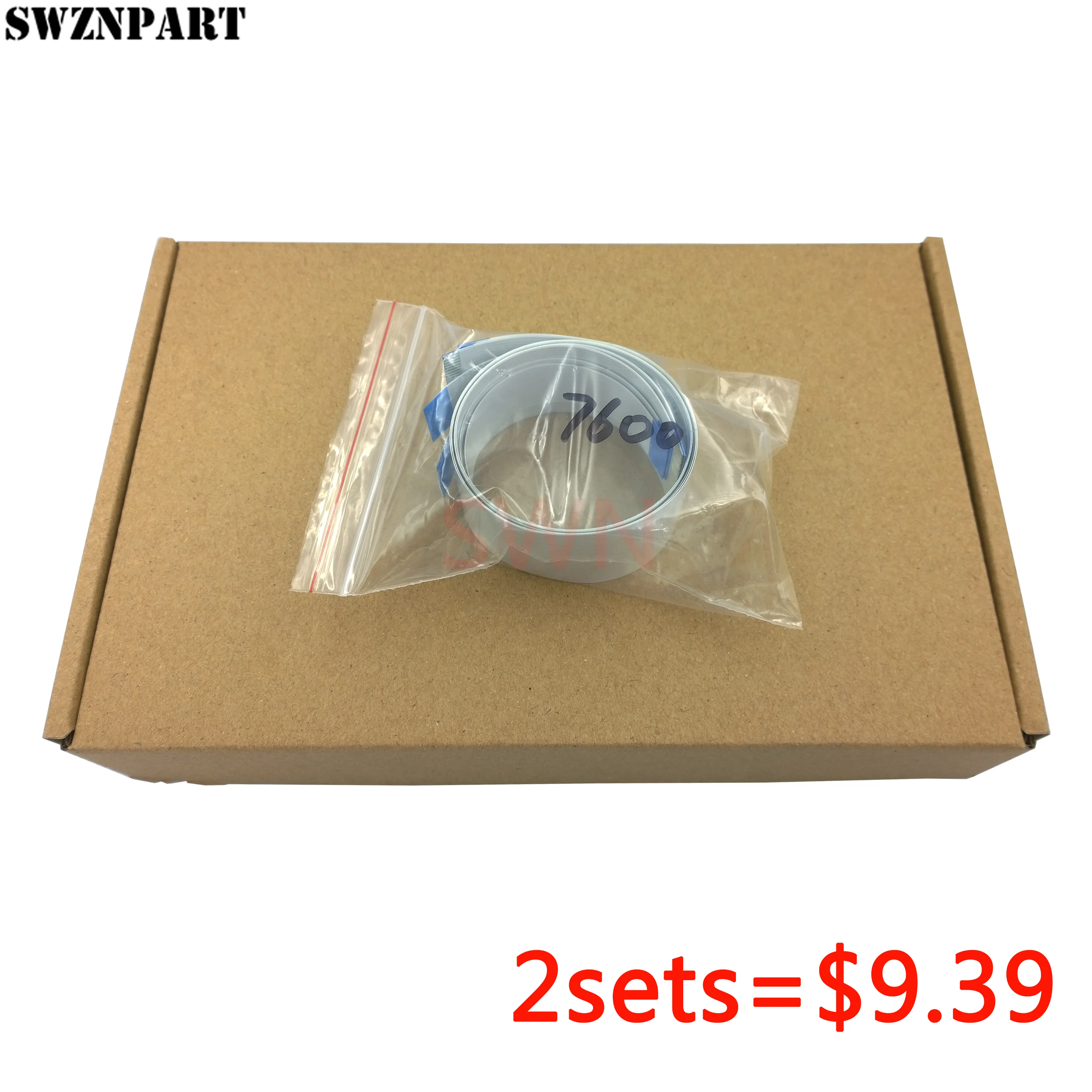 4 шт./комплект плоский кабель для принтера Epson Stylus Pro 7600 9600 17Pin 30Pin 40 см | Компьютеры и