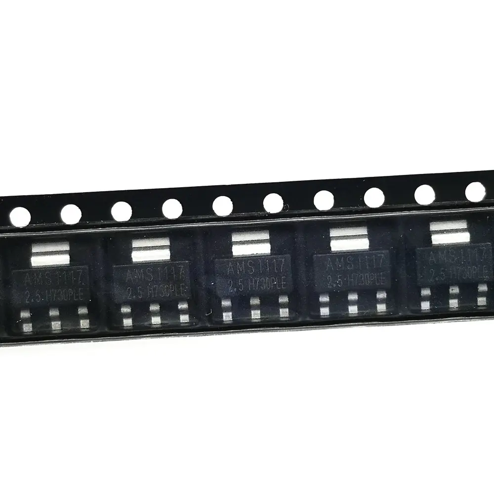 70 шт./лот = 7Kinds* 10 шт. AMS1117 1,2 V 1,5 V 1,8 V 2,5 V 3,3 V 5V ADJ 1117 AMS1117-3.3 AMS1117-5.0 AMS1117-ADJ AMS1117-1.5 AMS1117-2.5